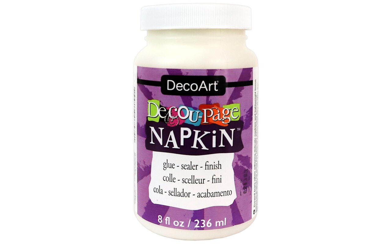 Decoart Decoupage Glue & Sealer For Napkins 8oz